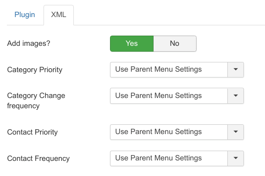 OSMap Sitemap Plugin for Contact Enhanced: Plugin XML Configuration